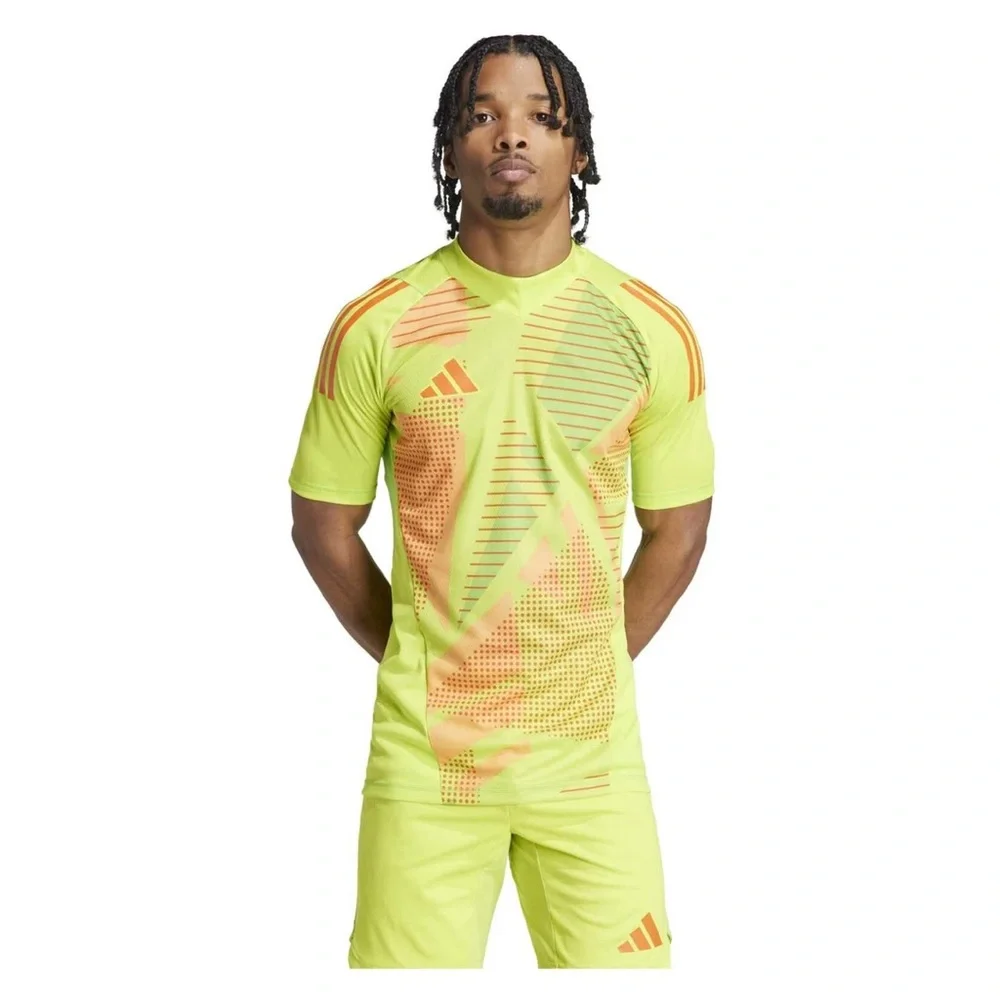 NWT $110 adidas Tiro 24 Pro Short Sleeve Goalkeeper Jersey 2XL Semi Solar Yellow